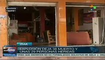 Explosiones en Irák dejan más de 40 muertos