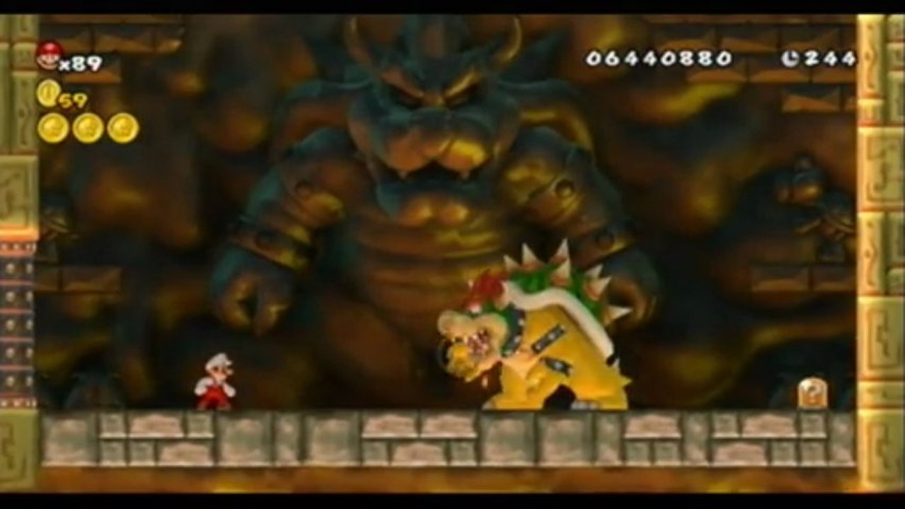 NewerSMBWii : Final Boss + Ending en Live