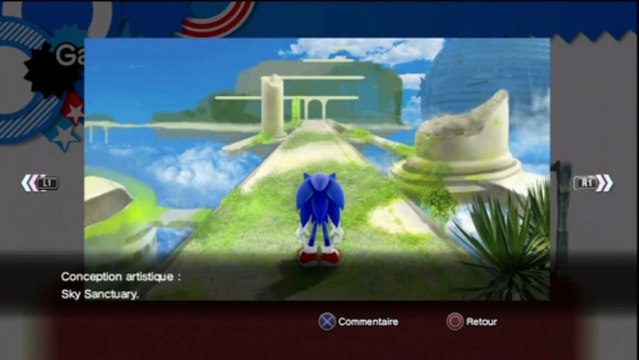 Sonic Generations - Salle des collections + Figurines