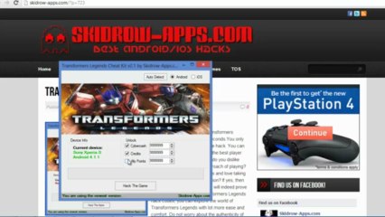 Transformers Legends Hack [ Android iOS ]