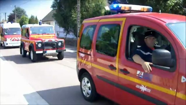 Etang-sur-Arroux 14 juillet 2013 hommage aux sapeurs-pompiers