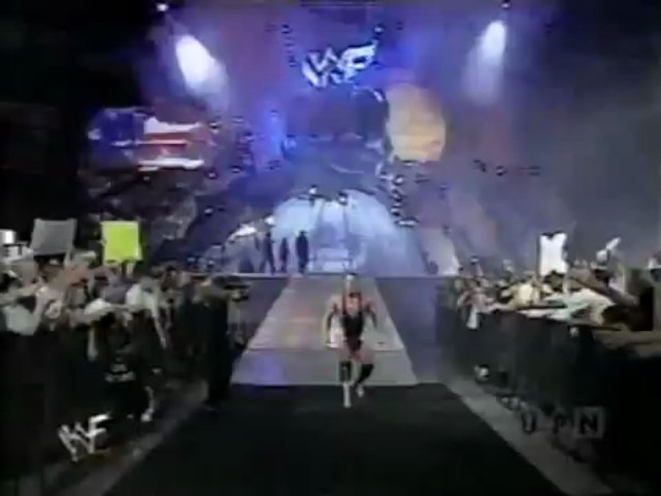 Stone Cold 1st Invitational & Kurt Angle w/WWF vs. Tazz w/Alliance