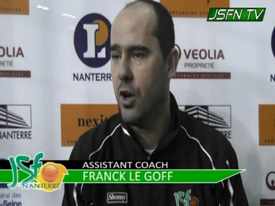 JSFN TV: Interview Franck Le Goff et Loic Akono avant match face au Portel (03-12-2010)