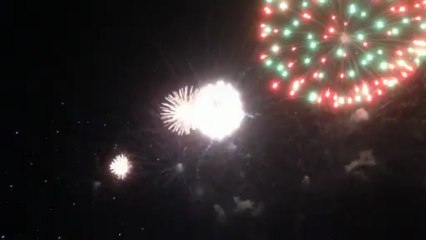 Final du feu d'artifice - 13 juillet 2013