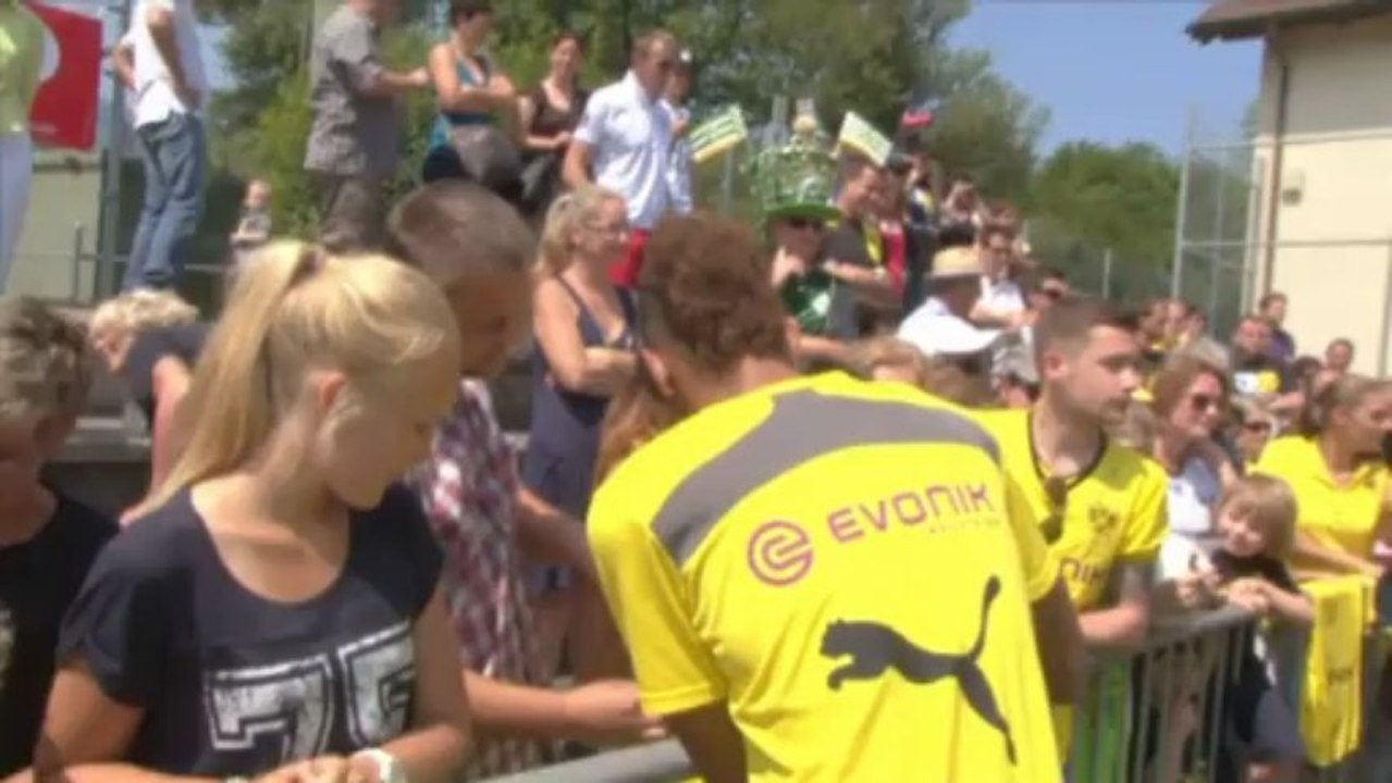 Aubameyang settling in at Dortmund