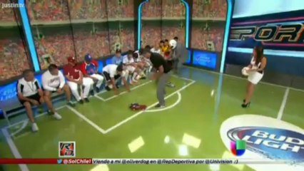Christian Meier en el programa 'República Deportiva' de Univisión