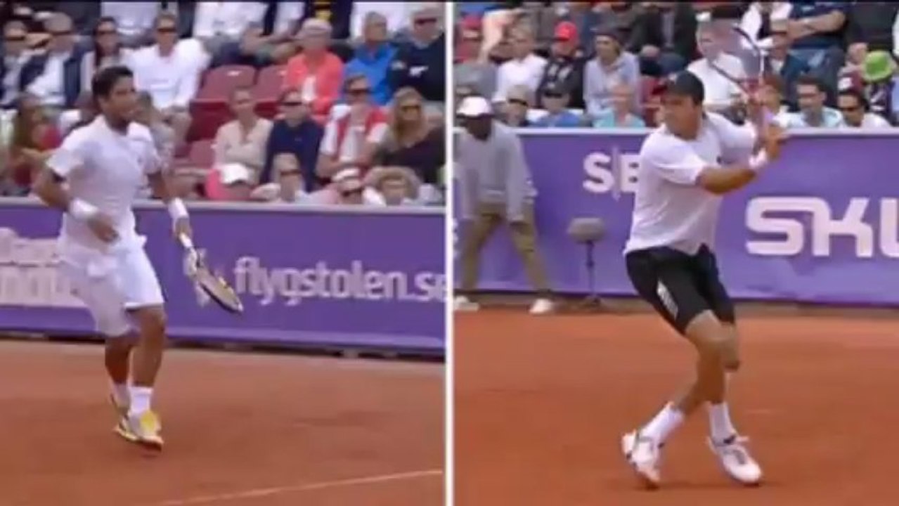 Bastad: Berlocq mit unglaublichem Volley zum Satzsieg