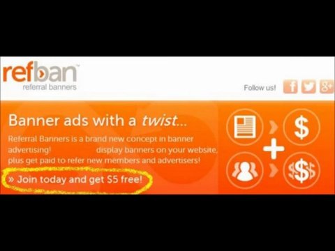 Referral Banners - Get paid to show banners + refer others! | online advertising statistics