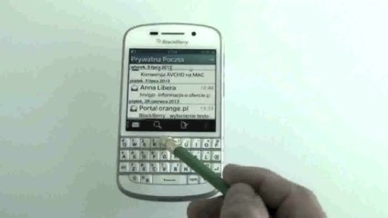 BlackBerry Q10 skróty