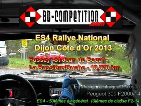 Rallye Dijon cote d'Or 2013 - ES4