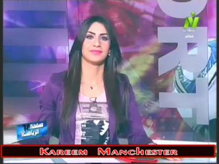 الجزء التانى الاعلاميه هبه ماهر فى صفحه الرياضه مع الناقد الرياضى ياسر تهامي