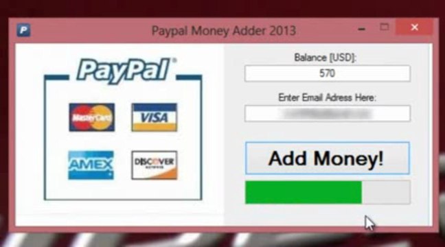 PayPal Money Adder 2013 - Working [UPDATED July 2013]