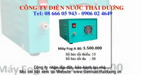 lap phun suong tai nha quan go vap[; Máy phun sương FOG A 70;