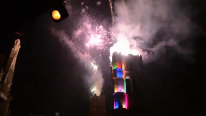 Feu d'artifice du 14 juillet 2013 à  Béthune