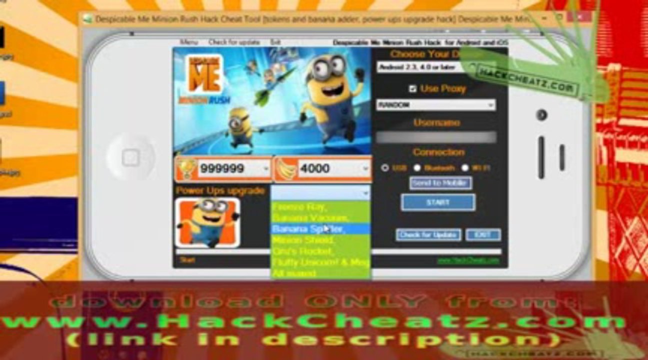 Despicable Me Minion Rush Hack & Pirater & FREE Download July - August 2013 Update