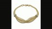 9ct Yellow Gold Cubic Zirconia Plait Twist Bracelet Review