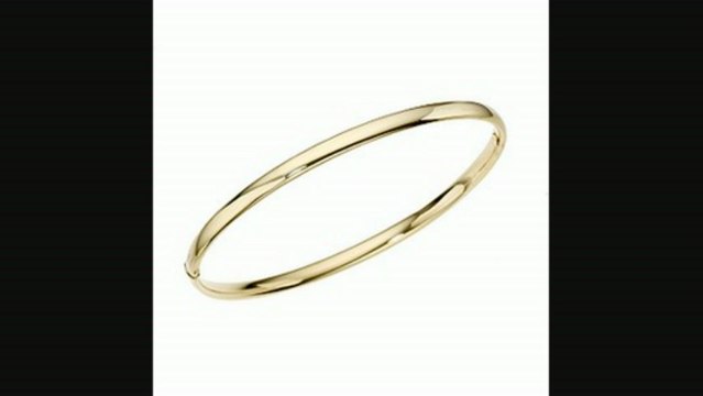 9ct Yellow Gold Plain Bangle Review