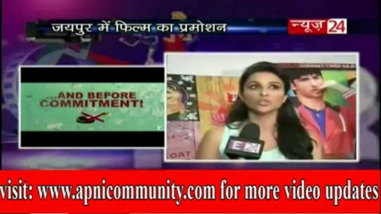 Film Shudh Desi Romance Ka Jaipur Mein Permotion  Sepecial Report 15 July 2013