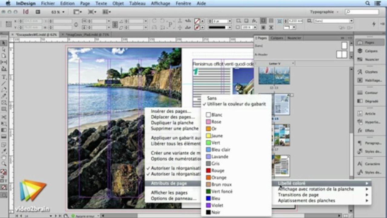Les fondamentaux d'InDesign CC : Formatage des éléments