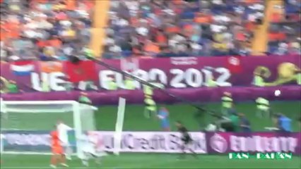 EURO 2012.  ГОЛАНДИЯ - ДАНИЯ  1-тайм