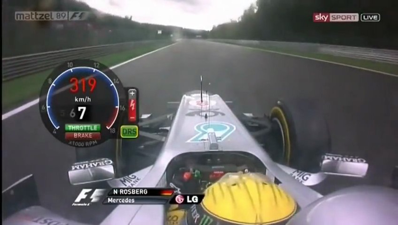 Nico Rosberg- Onboard 2011 - Spa-Francorchamps