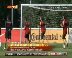 Galatasaray - İngiltere Kampı  15.07.2013 Sabah İdmanı (16:21 Dk)