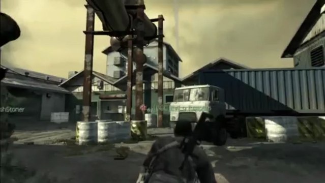 MW3 Carbon Spawn Throwing Knife Across Map SND Offending