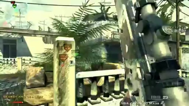 MW3 Mission Spawn Throwing Knife Across Map SND Offending