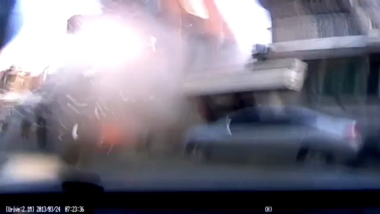 Violente explosion de gaz en Corée du sud !