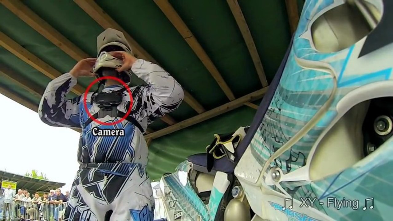 Renaud Margry se crashe à cause de sa GoPro