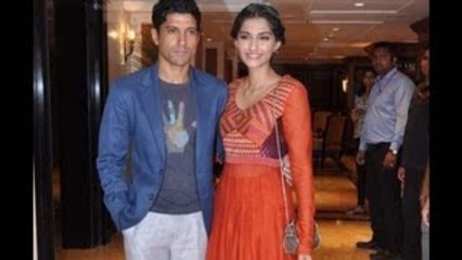 Farhan & Sonam At Film Bhaag Milkha Bhaag Association Birla Sun Life Insurance