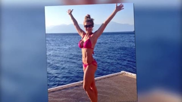 Former Hollyoaks Star Gemma Atkinson Flaunts Her Toned Figure in Hot Pink Bikini