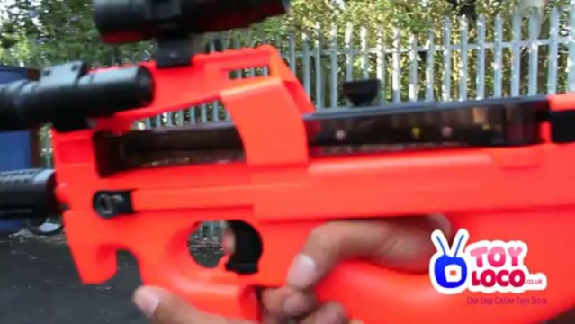 WWW.TOYLOCO.CO.UK D90H Bb Gun P90 Airsoft Simi & Fully Automatic Electric AEG Rifle Gun