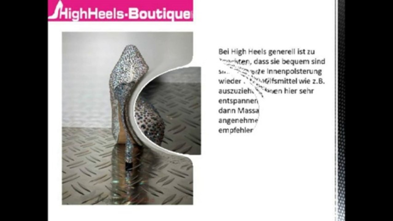 Tipps - So lernen Sie richtig laufen in High Heels!