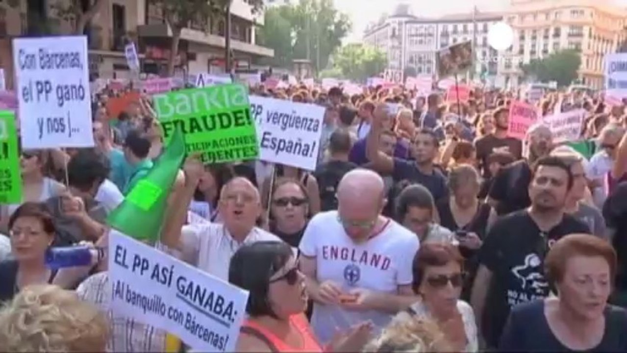 Varios detenidos en Madrid en las manifestaciones contra...