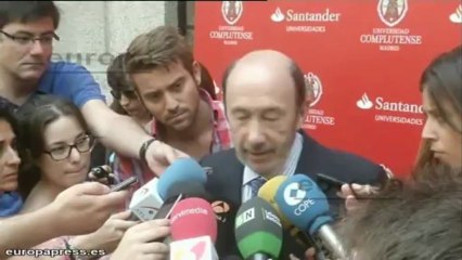 Rubalcaba evita valorar registro en la sede del PSC