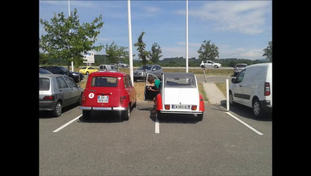 Vacances en 4l et 2cv
