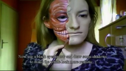 ZOMBIE make up TRANSFORMATION!!!