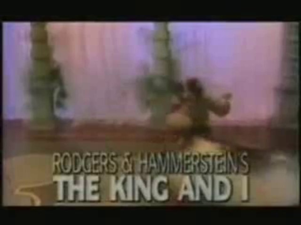 Рекламный ролик мюзикла "Король и я" с Рудольфом Нуриевым.