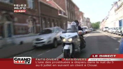 Les "taxi-moto" contre les embouteillages (Lille)