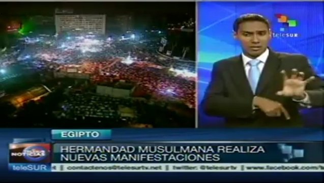 Egipto: Hermandad Musulmana continúa movilizándose en favor de Mursi