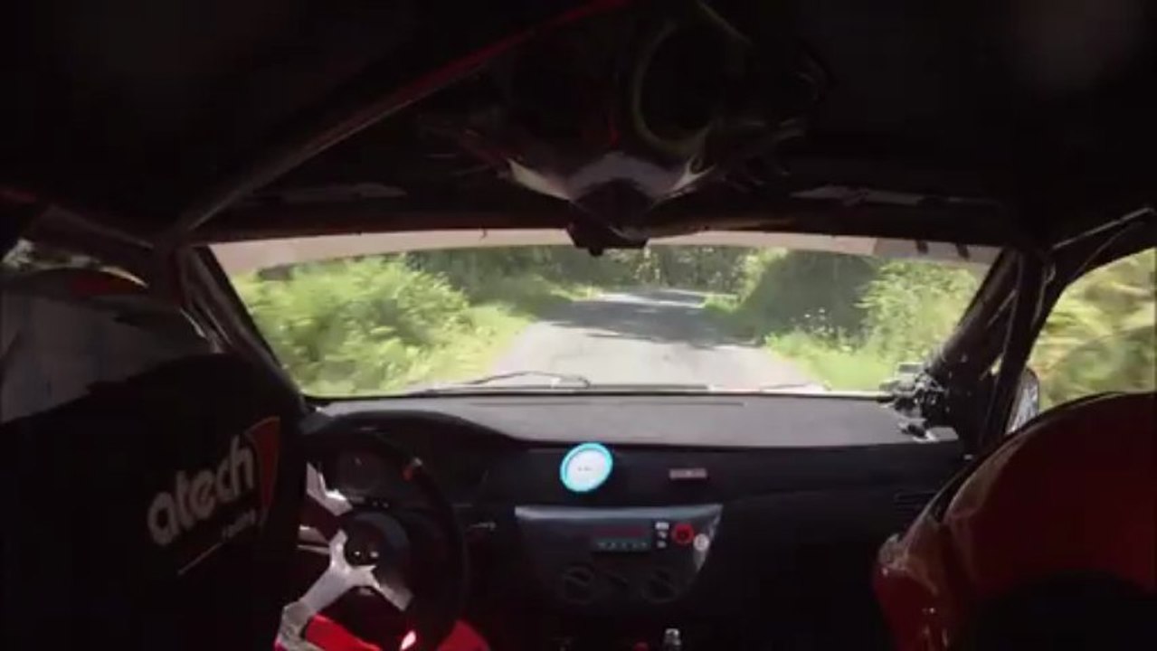 Rallye du Rouergue 2013 - Es8 Tremouilles Salmiech - Marty / Delpech Mitsubishi Evo8