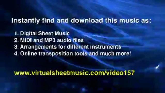 Claude Debussy's Reverie sheet music for Piano Solo - Video Score