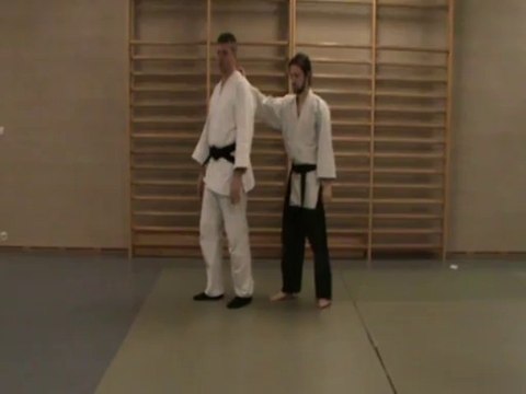 Ushiro eri dori kihon : uchi sabaki tsugi ashi