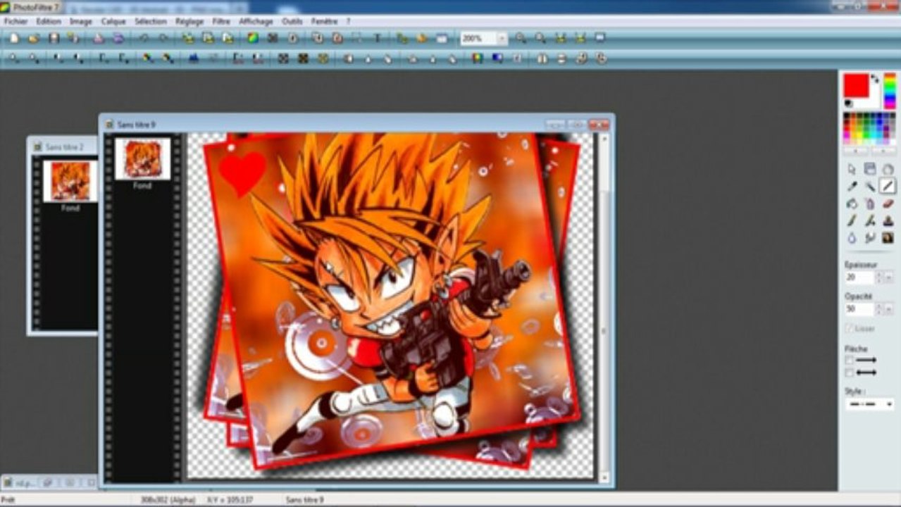 tutoriel photofiltre avatar simple