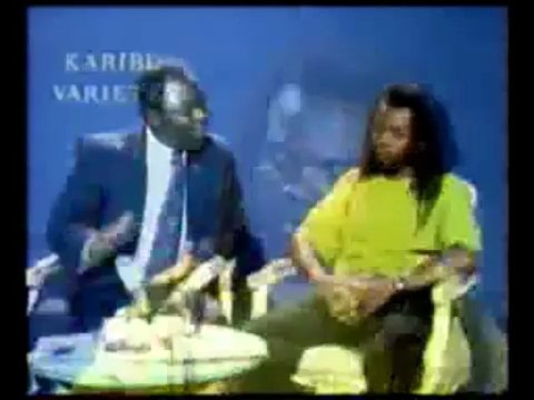 Interview Manda Tchebwa -Elijah Kalswe KARIBU VARIETES - Tele Zaire -Congo- Kinshasa