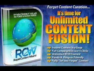 Sean Donahue Rapid Content Wizard Review + Bonuses | digital content creation