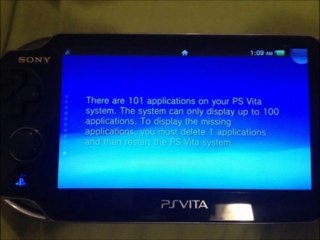 Los limites de PS Vita Apps