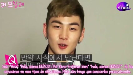 NU'EST The Star Entrevista Baekho Sub.Español