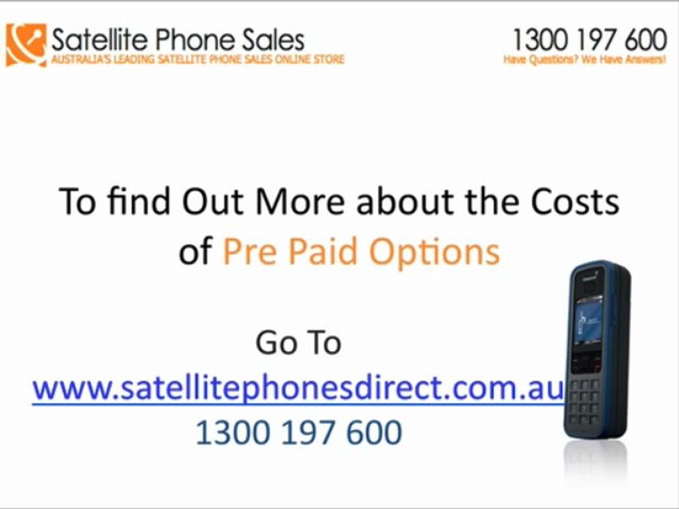 Do Isatphone Pro Satellite Phones Pre Paid Cards Work Outside Australia